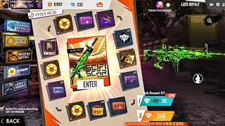 SCIFI SCAR IN INCUBATOR  NEW PERMANENT GUN SKINS IN FREE FIRE LUCK ROYALE [upl. by Columba]