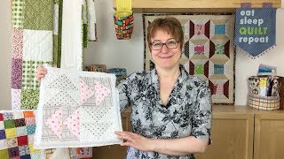 Quilt Tutorial Block 12 13 Patchworkdecke einfach gemacht [upl. by Siduhey778]