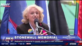 FNN Stonewall Memorial Brexit and Hillary Clinton keynote [upl. by Alleon]