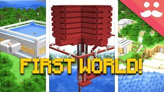 I Found my FIRST MINECRAFT LETS PLAY WORLD [upl. by Zaslow]