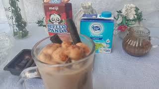 Resep Coffee Moccachino Biscuit Hello Panda [upl. by Lleira240]