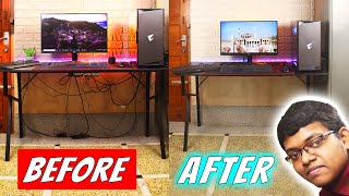 The Ultimate Cable Management Guide Indian Style Ft EUREKA ERGONOMIC 55quot Gaming Table [upl. by Gilbertine]