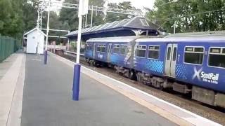 Milngavie Railway Station Branchline Terminus Scotland [upl. by Neeliak484]