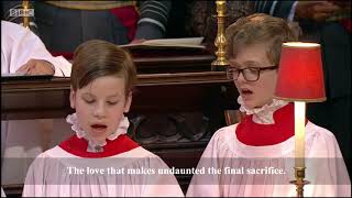 I Vow to Thee My Country Hymn lyrics  Westminster Abbey RAF Centenary Service [upl. by Hploda]