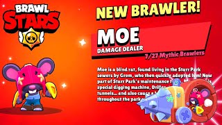 Brawl Stars We Buy Moe At Level 9 Best Brawler [upl. by Kudva195]