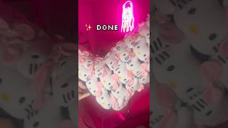 Making DIY hellokitty moon boots y2k sanriogirl sanrio kawaiifashion diycrafts diyfashion [upl. by Aleta]