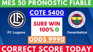 PRONOSTIC FOOTMES PRONOSTIC FOOTBALL AUJOURDHUI football prediction  CORRECT SCORESCORE EXACT [upl. by Odlauso805]