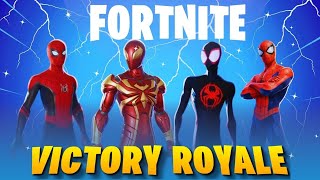 SpiderMan Squad Multiverse Skins  Fortnite Zero Build [upl. by Vallo]