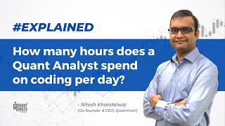 How many hours a quant analyst spends on coding per day AlgoTradingAMA [upl. by Onaivlis]