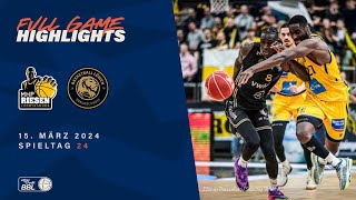 MHP RIESEN Ludwigsburg vs Basketball Löwen Braunschweig  Game Highlights [upl. by Mal225]