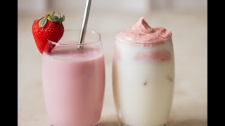 Strawberry Milk 2 Ways [upl. by Wilfreda]