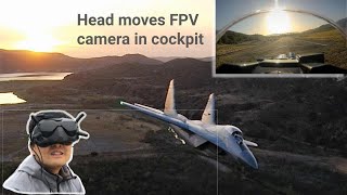 RC Mig29 Jet Immersive FPV Landings using Head Tracker [upl. by Peisch]