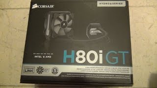 How to Install Corsair H80i GT Liquid CPU Cooler on AMD  Results [upl. by Elwina]