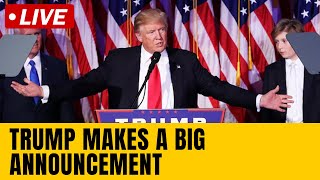 LIVE  Trump Latest News  Donald Trumps Big Announcement  US Elections 2024 Latest News  N18G [upl. by Vidovic]