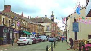 Garstang Town Walk and the Scarecrow Festival English Countryside 4K [upl. by Eisset785]