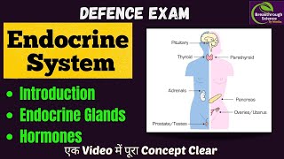 Endocrine System  Endocrine Glands  Class 10 Hormones I CDS I CAPF I NDA EXAM I SCIENCE [upl. by Ahsoet]