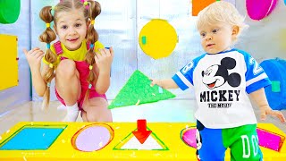 Diana and Roma Magic Cube Adventure and other Funny Stories for kids  Video compilation [upl. by Turpin511]