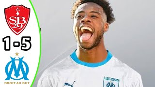 Brest vs Marseille 15 Resume  Ligu 1 Uber Eats 2024 eFootball Game Play [upl. by Eeryn848]