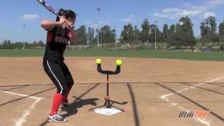 Bownet UtiliTee InnOut Attachment  BaseballSoftball Training Instructional [upl. by Orips]