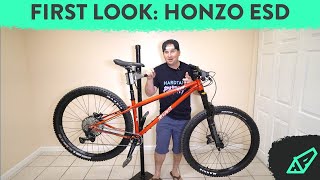 FIRST LOOK Kona Honzo ESD  A Modern Slack Steel Hardtail [upl. by Henden753]