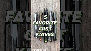 5 Favorite CRKT Pocket Knives edc youtubeshorts shorts knife blade [upl. by Ueihtam]