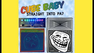 Getaria Cube Baby into PA demo quotIs that an Amp amp Pedalboard in your pocketquot  Cuvave Muslady iSet [upl. by Acinomahs837]