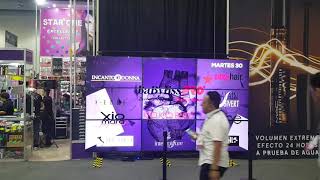 Video wall instalado centro banamex EXPO BEAUTIFUL MEXICO [upl. by Nonnelg]