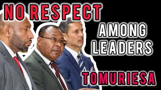 TOMURIESA BLASTS SPEAKER IN PARLIAMENT  PARLIAMENT NEEDS ORDER ASAP  MARAPE GOVERNMENT QUESTIOND [upl. by Elsy]