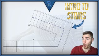 Complete Guide to Stairs  Intro  Revit [upl. by Eldwun]