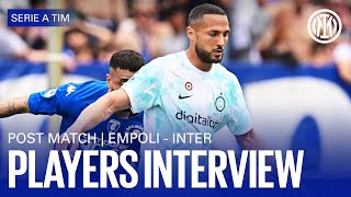 EMPOLI 03 INTER  DAMBROSIO INTERVIEW 🎙️⚫🔵 [upl. by Bucher]