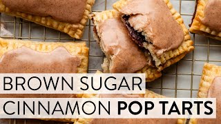 Homemade Frosted Brown Sugar Cinnamon Pop Tarts  Sallys Baking Recipes [upl. by Eldorado]