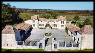 A Château with Vineyard Aquitaine Dordogne France [upl. by Zetrom]