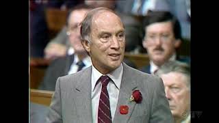 Nov 5 1981 Pierre Trudeau gives an update on the Canadian Charter of Rights and Freedoms [upl. by Inness234]