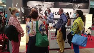 ForTune Strings booth in Cremona Mondomusica exhibition 2021 [upl. by Irdua]