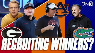 College Footballs 2024 Recruiting WINNERS  National Signing Day  Georgia Auburn Florida [upl. by Amzu]