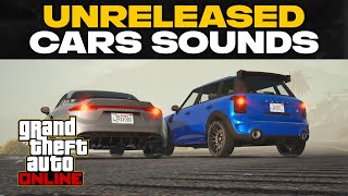 GTAO Drugs Wars  Unreleased Cars Sound STOCK ENGINES [upl. by Roy]