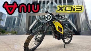 NIU XQI Review  Street Legal Electric Motorcycle [upl. by Nabalas]