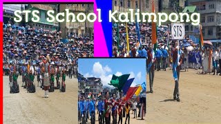 STS school kalimpong marchpast in mela ground 2024 [upl. by Culbert828]