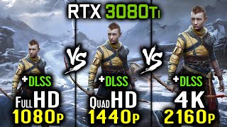 God of War Ragnarok  RTX 3080 Ti  1080p vs 1440p vs 2160p 4K Benchmark  DLSS  All preset [upl. by Seton]