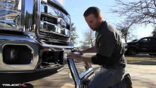 Stainless Steel Bull Bar Installation on 2011 Ford F250 [upl. by Gnort]