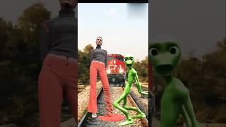 Dame tu cosita vs stand sculpture catwalk3 vs dancing youtubeshorts trending train vfx [upl. by Rafe]