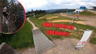 Bike TESTIVAL im Bikepark Oberhof 2024 fast ALLE Strecken [upl. by Suedama]