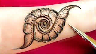 Very beautiful stylish mehndi design  easy mehndi design  simple mehndi  mehndi design  mehndi [upl. by Navek563]