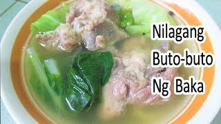 Nilagang Buto buto Ng Baka Beef Rib Stew [upl. by Jonme391]