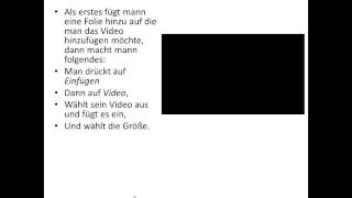 Tutorial PowerPoint Video einfügen [upl. by Rexer221]