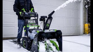 Consumer review  Ego 2 stage snowblower [upl. by Serene]