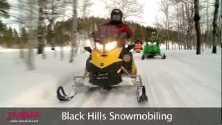 Snowmobiling in the Black Hills [upl. by Ahtoelc955]