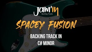 Spacey Fusion Guitar Backing Track in C Minor [upl. by Ayanahs887]