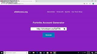 Free Fortnite Account Link In Description [upl. by Hauge]