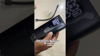 Using our Qubo tyre inflator on cycle tyreinflator qubo car bike [upl. by Laktasic877]